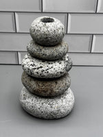 Cairn Vase – Handcrafted from Naturally Tumbled Beach Stones - Funky Rock Designs