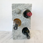 3 Bottle Granite Wine Rack - Funky Rock Designs