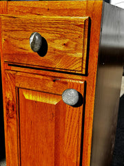 Polished Beach Stone Cabinet Knobs - Funky Rock Designs 