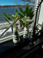 Cairn Vase – Handcrafted from Naturally Tumbled Beach Stones - Funky Rock Designs 