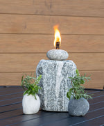 Stone Base Oil Torch - Funky Rock Designs 