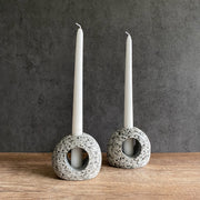 Silhouette Stone Candleholder - Funky Rock Designs 