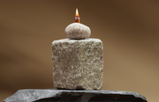 Stone Base Oil Torch - Funky Rock Designs 
