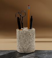 Desk Caddy / Toothbrush Holder - Funky Rock Designs 