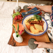 Stone & Wood Serving Board - Funky Rock Designs 
