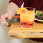 Stone & Wood Serving Board - Funky Rock Designs 
