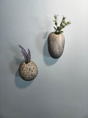 Beach Stone Wall Planter - Funky Rock Designs 