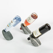 Stone Wine Bottle Balancer - Funky Rock Designs 