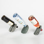 Stone Wine Bottle Balancer - Funky Rock Designs 