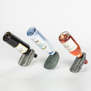 Stone Wine Bottle Balancer - Funky Rock Designs 