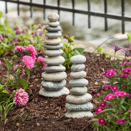 Garden Cairn - Funky Rock Designs 