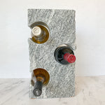 3 Bottle Granite Wine Rack - Funky Rock Designs 