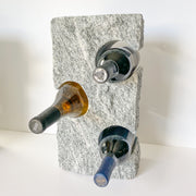 3 Bottle Granite Wine Rack - Funky Rock Designs 