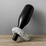Stone Wine Bottle Balancer - Funky Rock Designs 